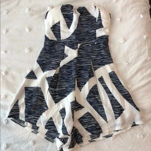 Lulus Blue and White Romper